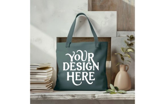 Blue Spruce Tote Bag Mockup: A Designer's Best Friend
