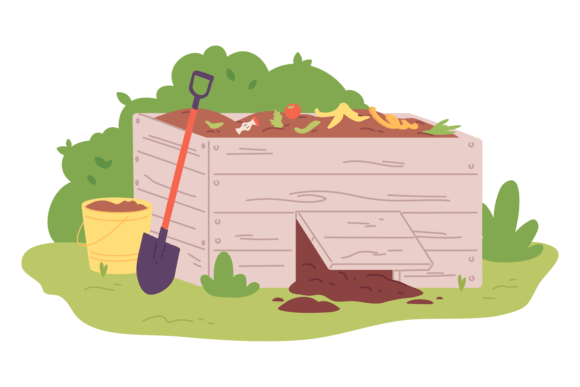 Compost Color Icon Organic Trash in Woo: A Designer's Take on Eco-Visuals