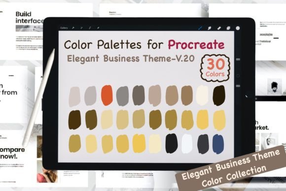 Elegant Biz V20: Elevate Your Procreate Workflow Instantly