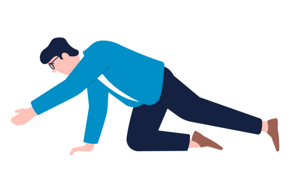 Man Crawl on Floor: Unleashing Dynamic Character Design