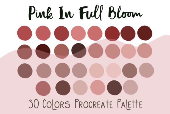 Procreate Color Palette Pink Full Bloom: Streamlining Your Digital Art