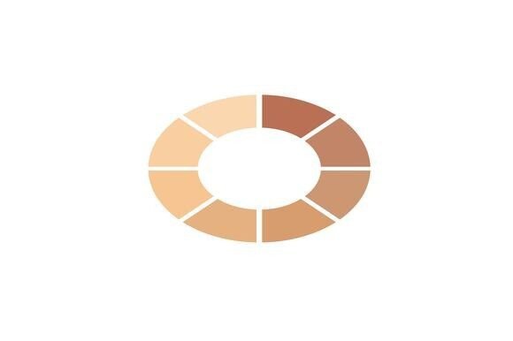 Skin Color Palette Level Icon Vector: Design Guide