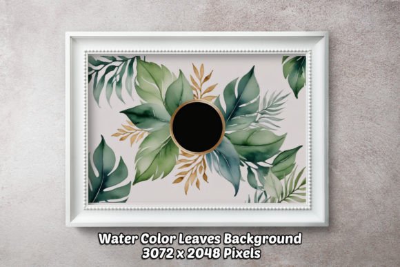 Water Color Leaves Background 07: A Designer's Guide