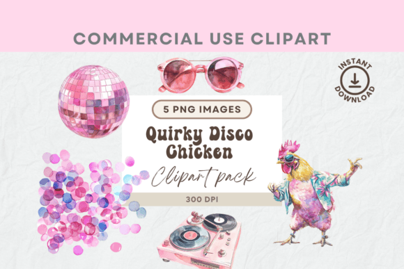 Watercolour Quirky Chicken Clipart: A Guide to Using This Playful Asset